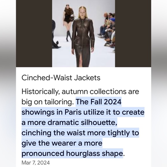 VINTAGE 90s cinched waist hourglass black leather jacket women’s Small/Medium. - Picture 2 of 14